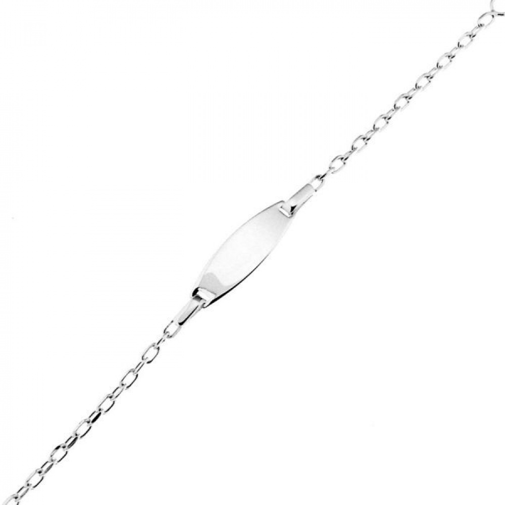 Gourmette Argent Enfant Maille Forcat 2 2mm X 16cm Ref