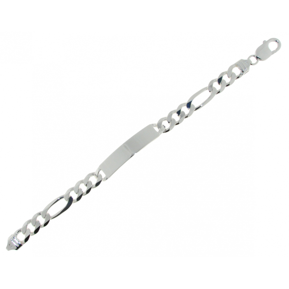Bracelet Homme Figaro AFSTALR - Acier Inoxydable 316L - Argent/Or - Longueur 19/21 Cm