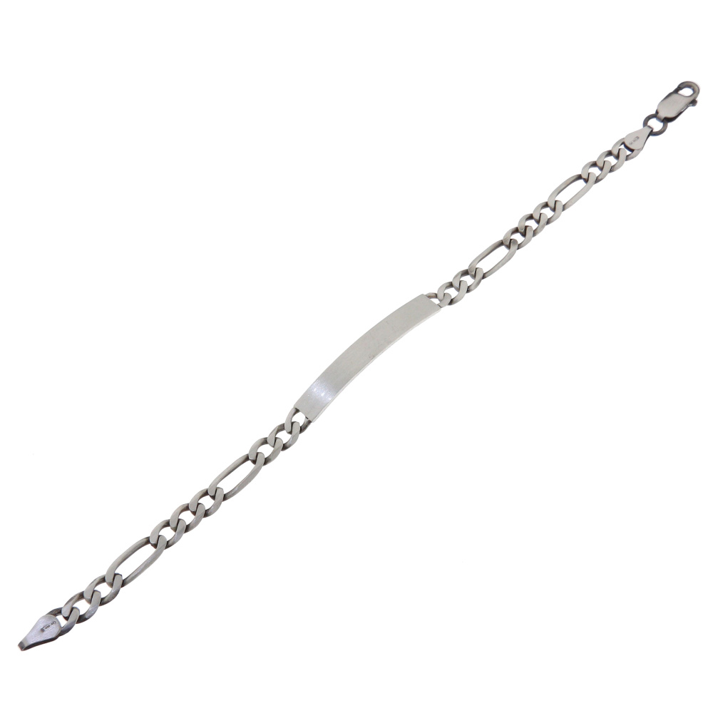 argent : Gourmette identité argent 925/1000e. Argent 32grs, gourmette