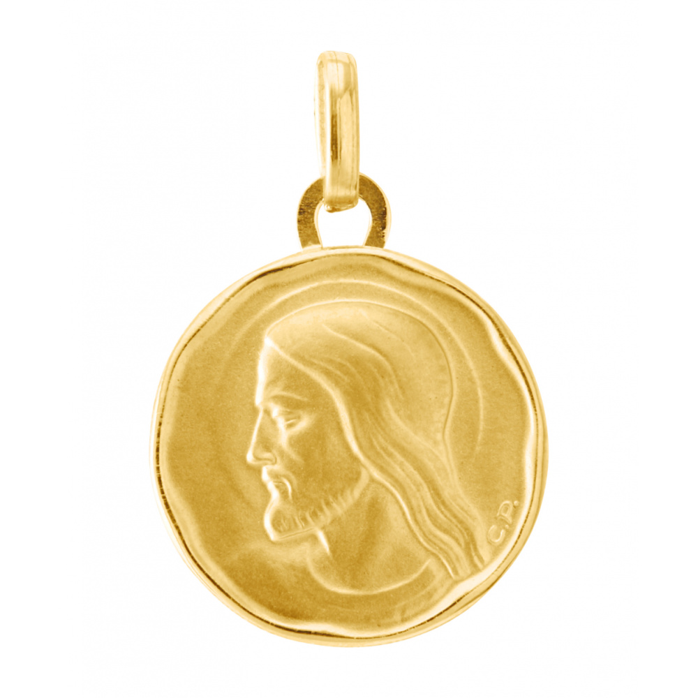 Médaille Saint Bernard En Or Jaune 18 Carats (750/1000) - Poids 2,92g - Bijou D'occasion En Parfait état