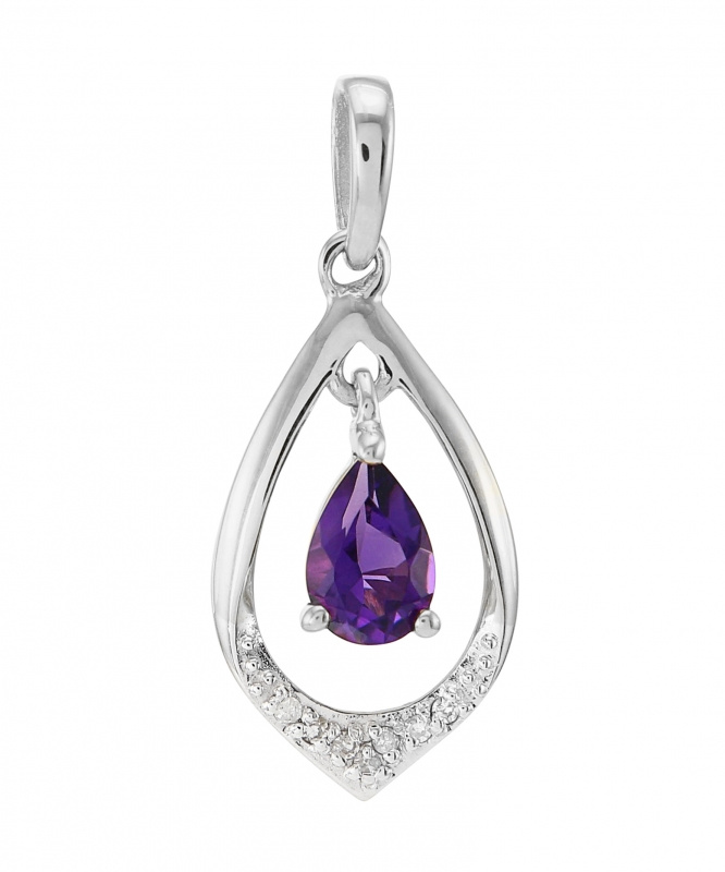 collier or blanc amethyste collier or blanc amethyste
