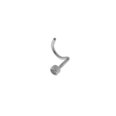 Piercing Nez Or Blanc Oxyde de zirconium 2mm
