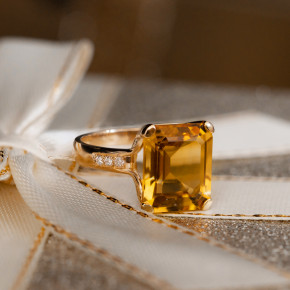 bague citrine