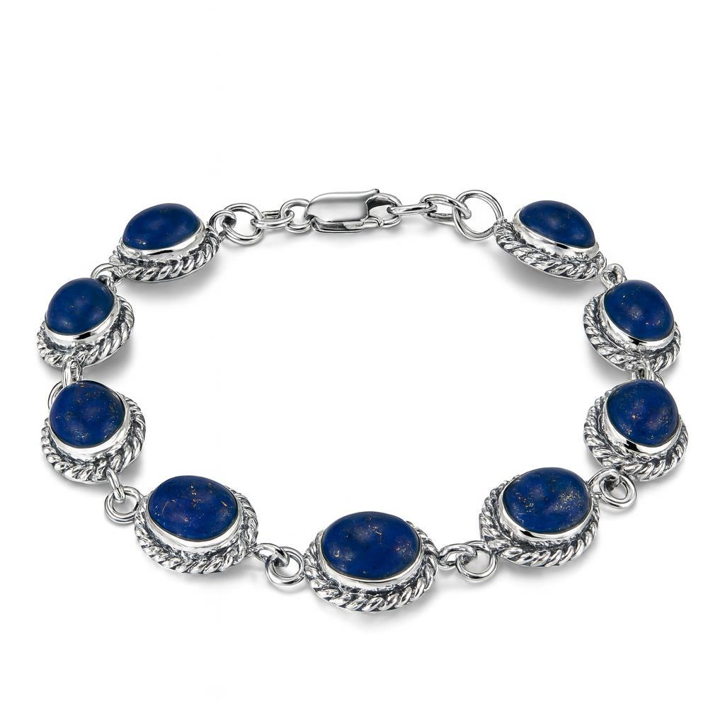 Bracelet Lapis Lazuli Argent 925