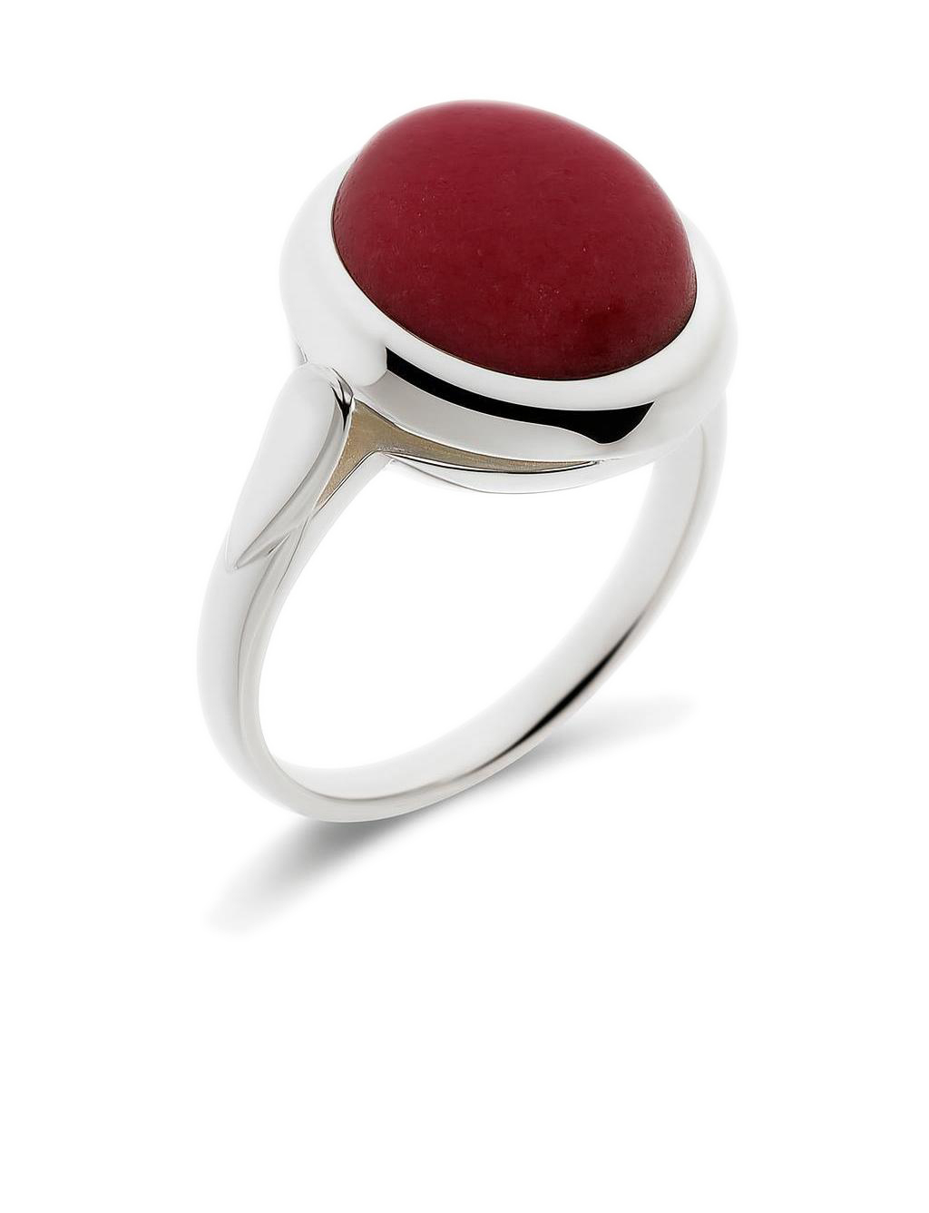 Bague Rhodonite 12x10mm en Argent